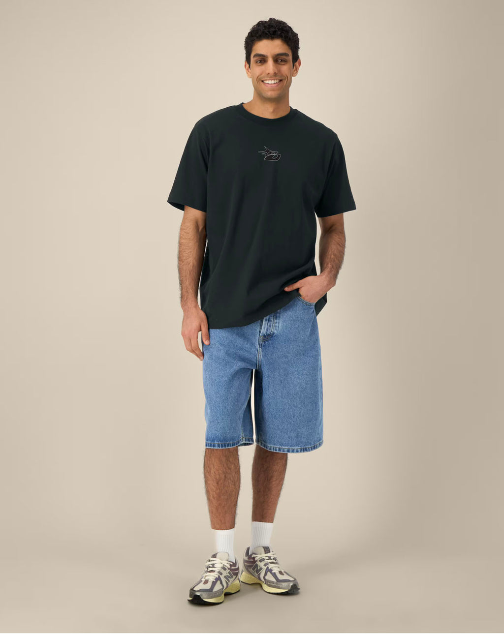 Stoked black Tee