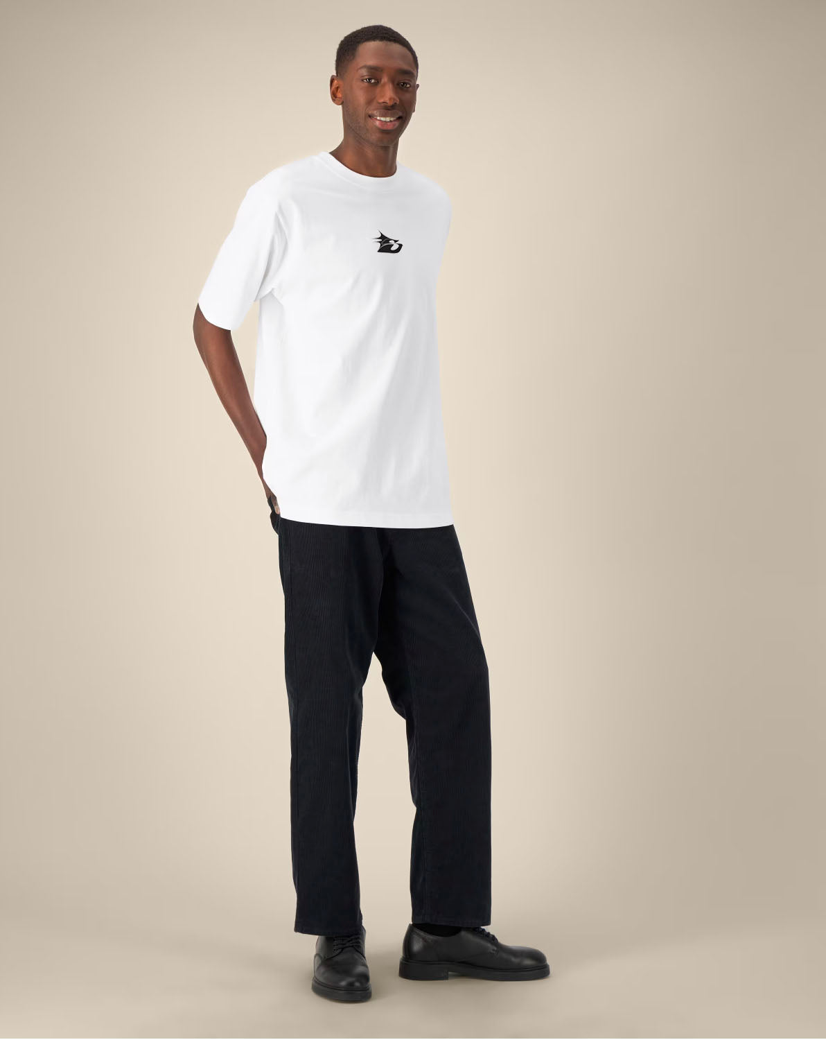 Stoked white Tee