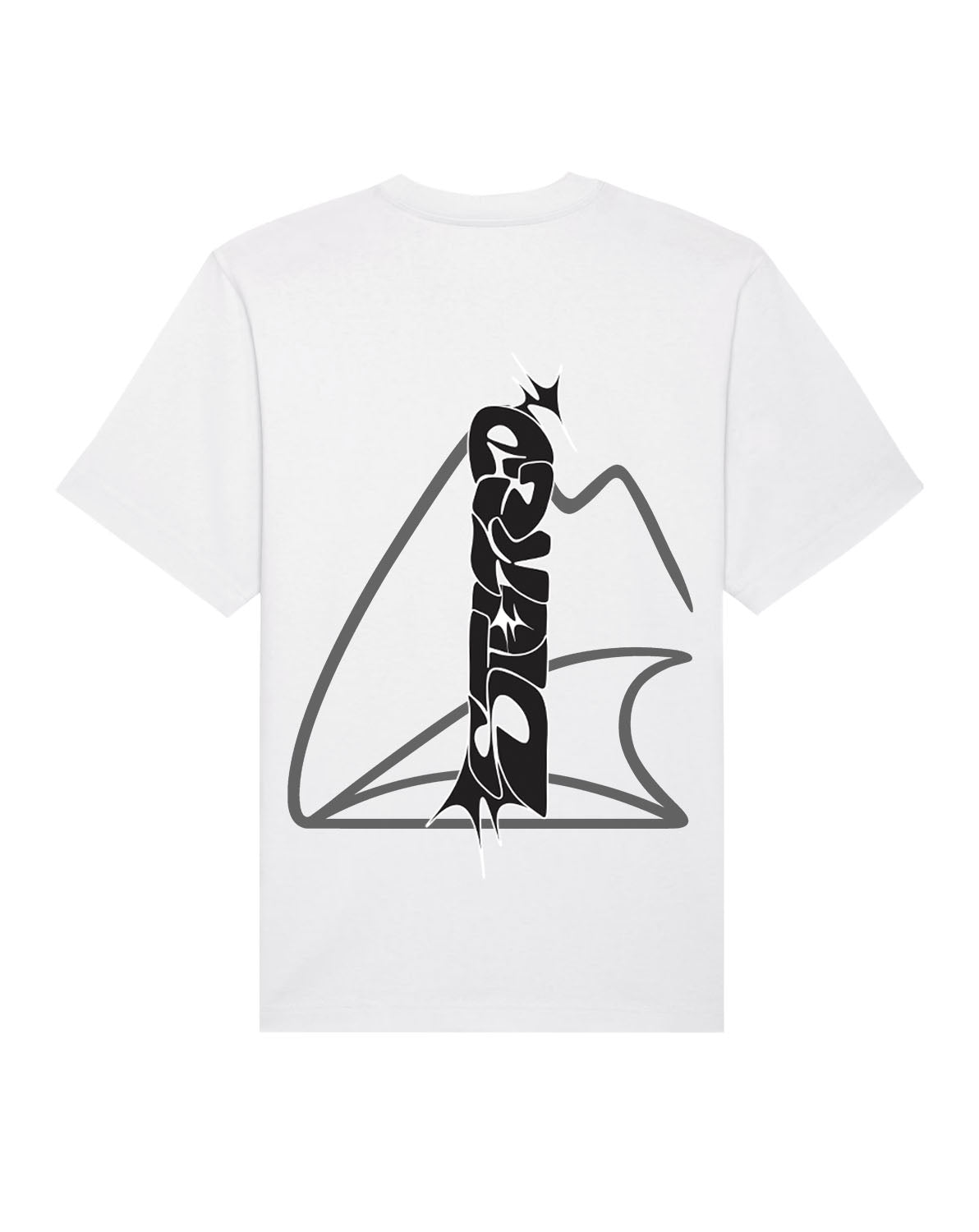 Stoked white Tee